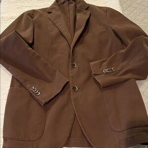 Men's Scott Barber Brown Corduroy Blazer